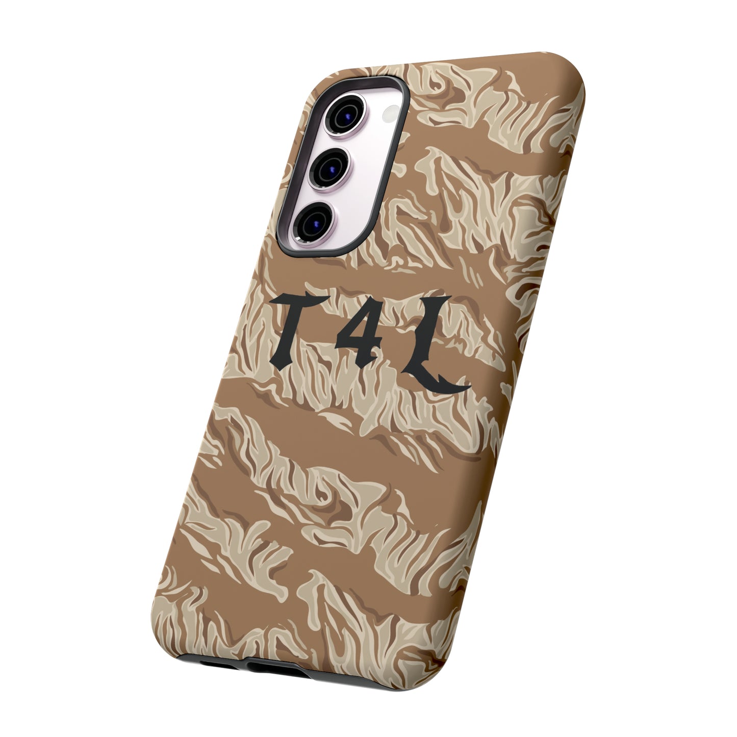 T4L Brown Tiger Stripe Phone Cases