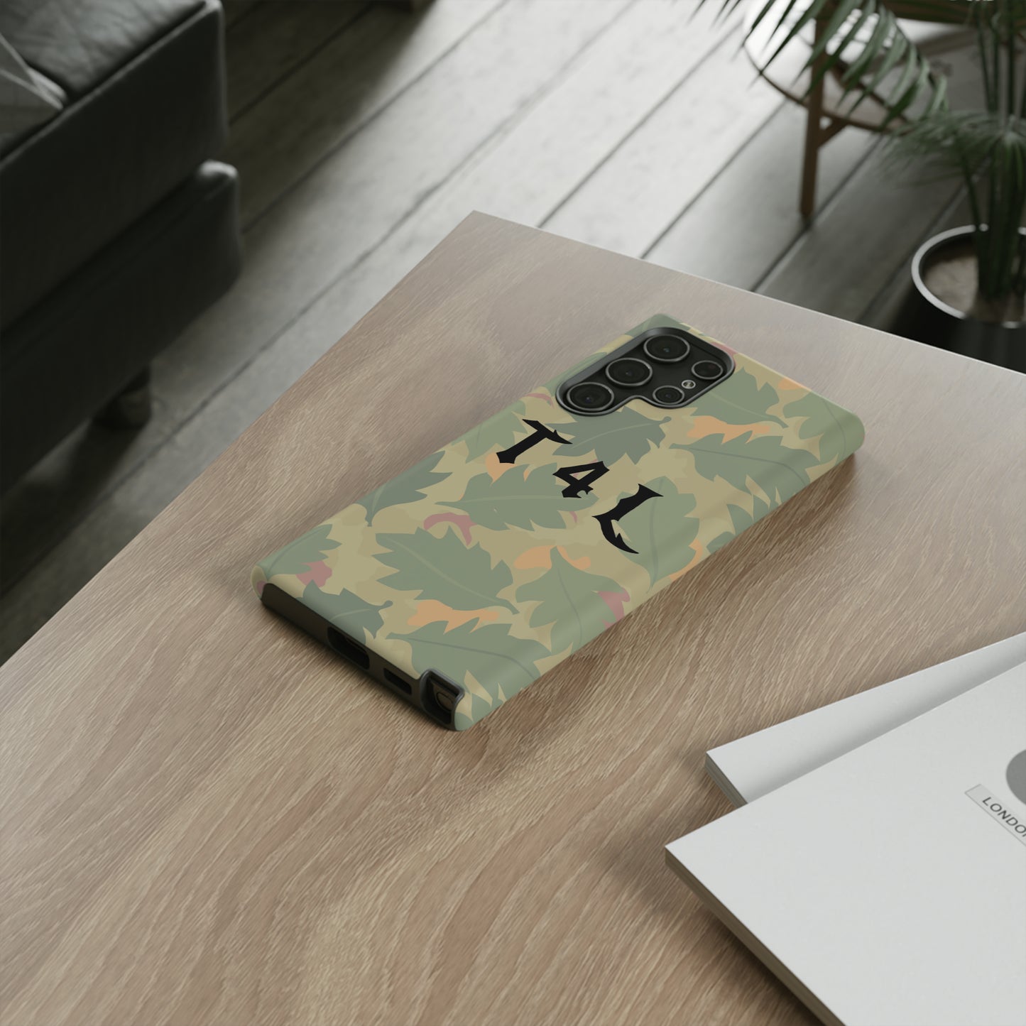 T4L leaf Camo Phone Cases