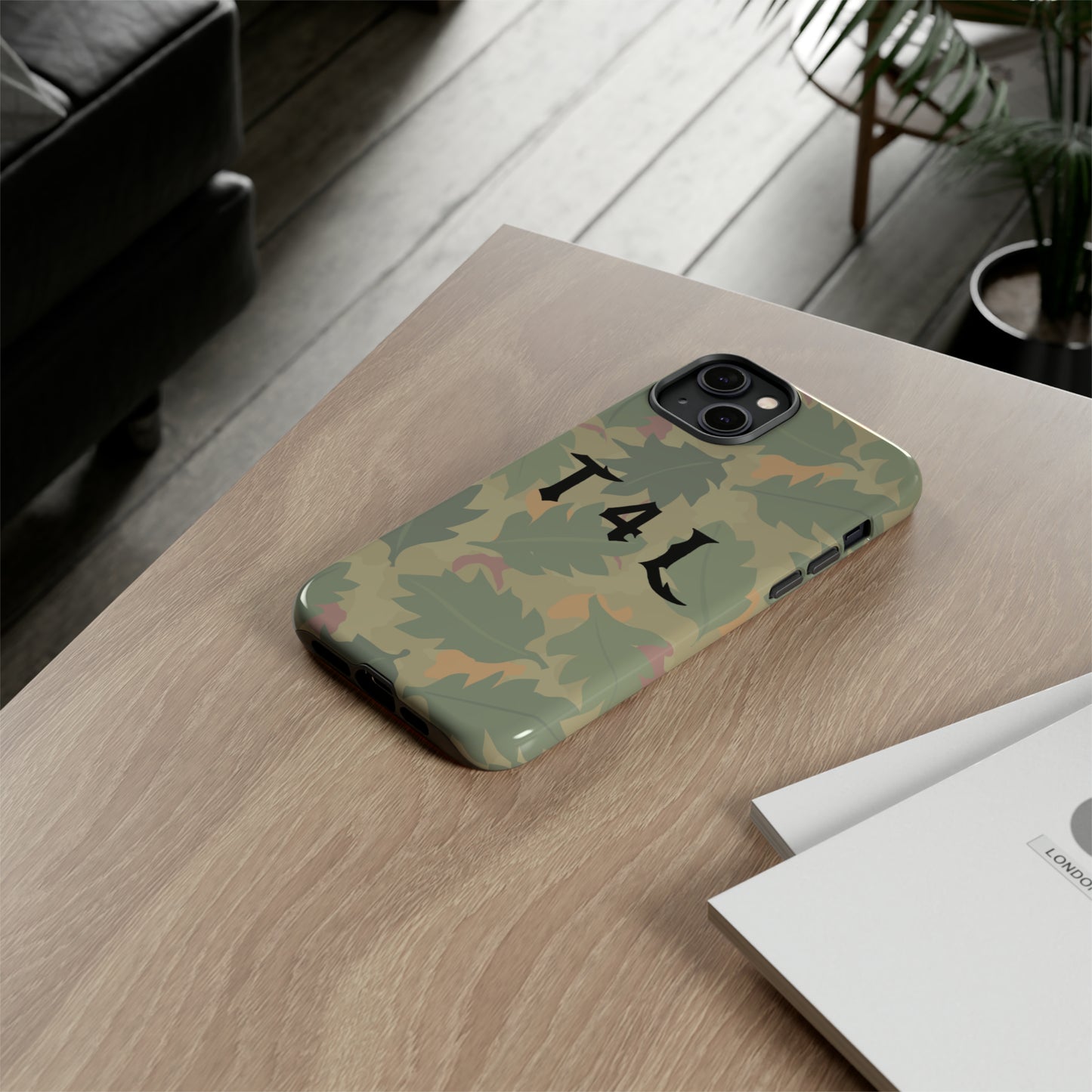 T4L leaf Camo Phone Cases