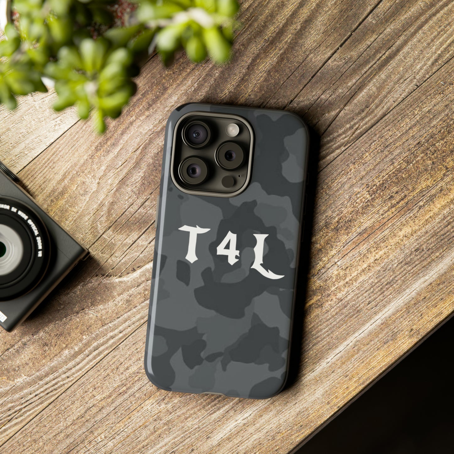 T4L Black Camo Phone Cases