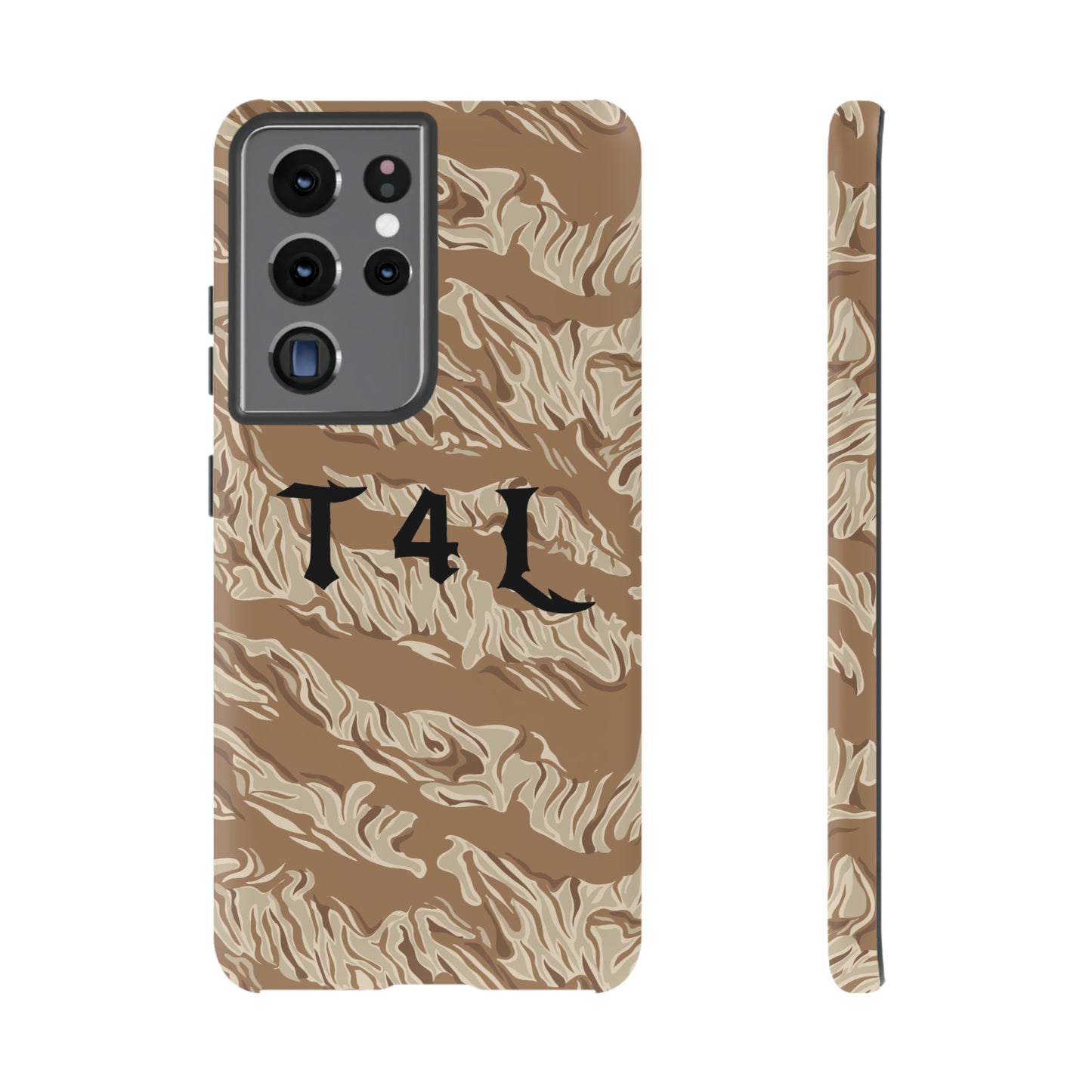 T4L Brown Tiger Stripe Phone Cases