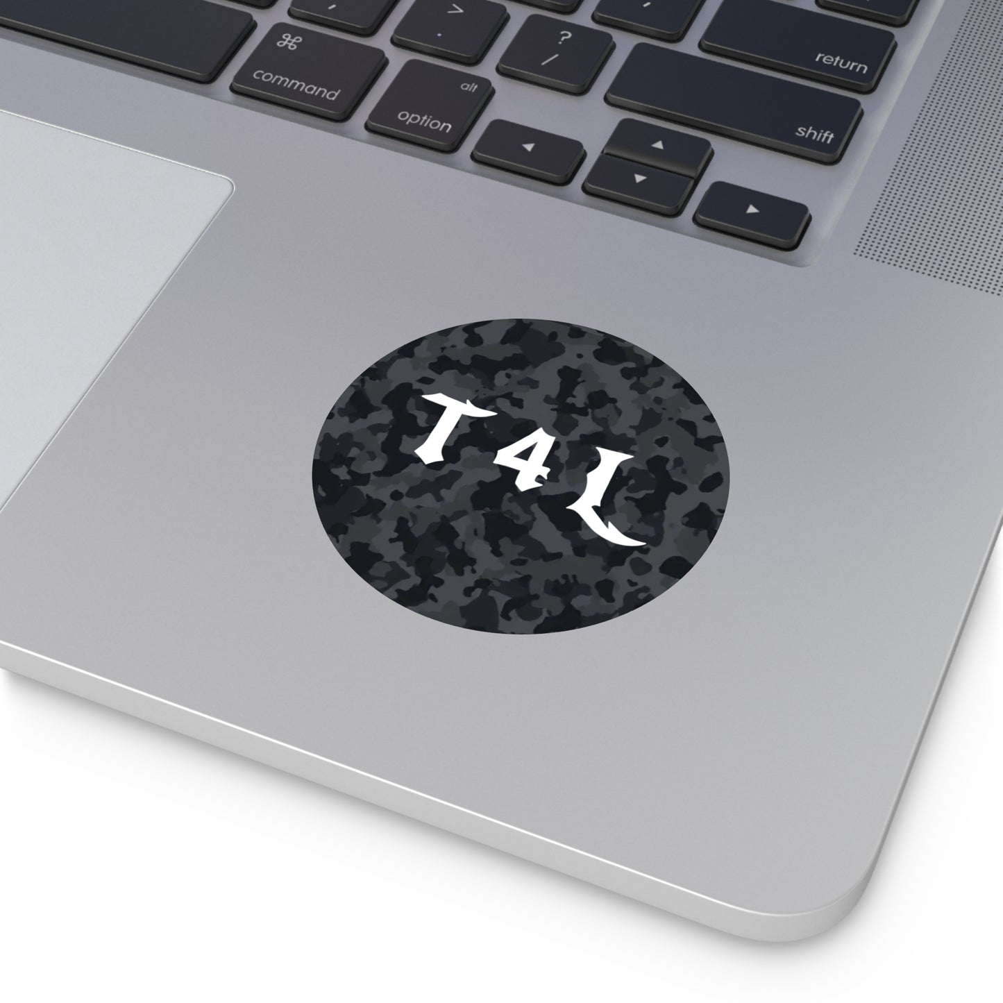 Black Camo Sticker