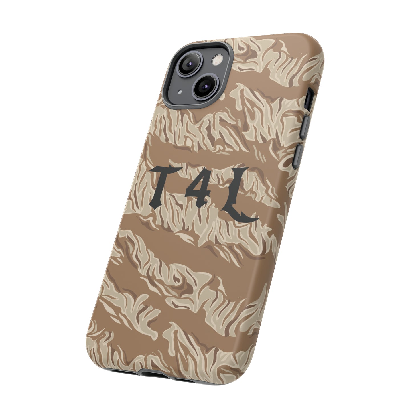 T4L Brown Tiger Stripe Phone Cases