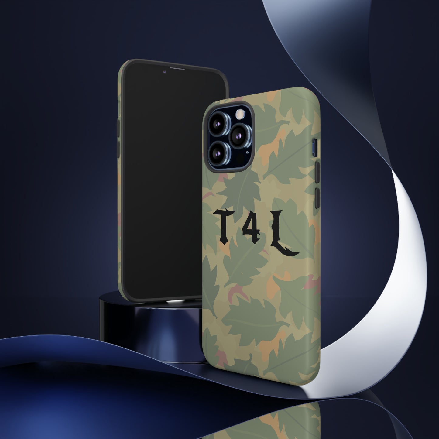 T4L leaf Camo Phone Cases