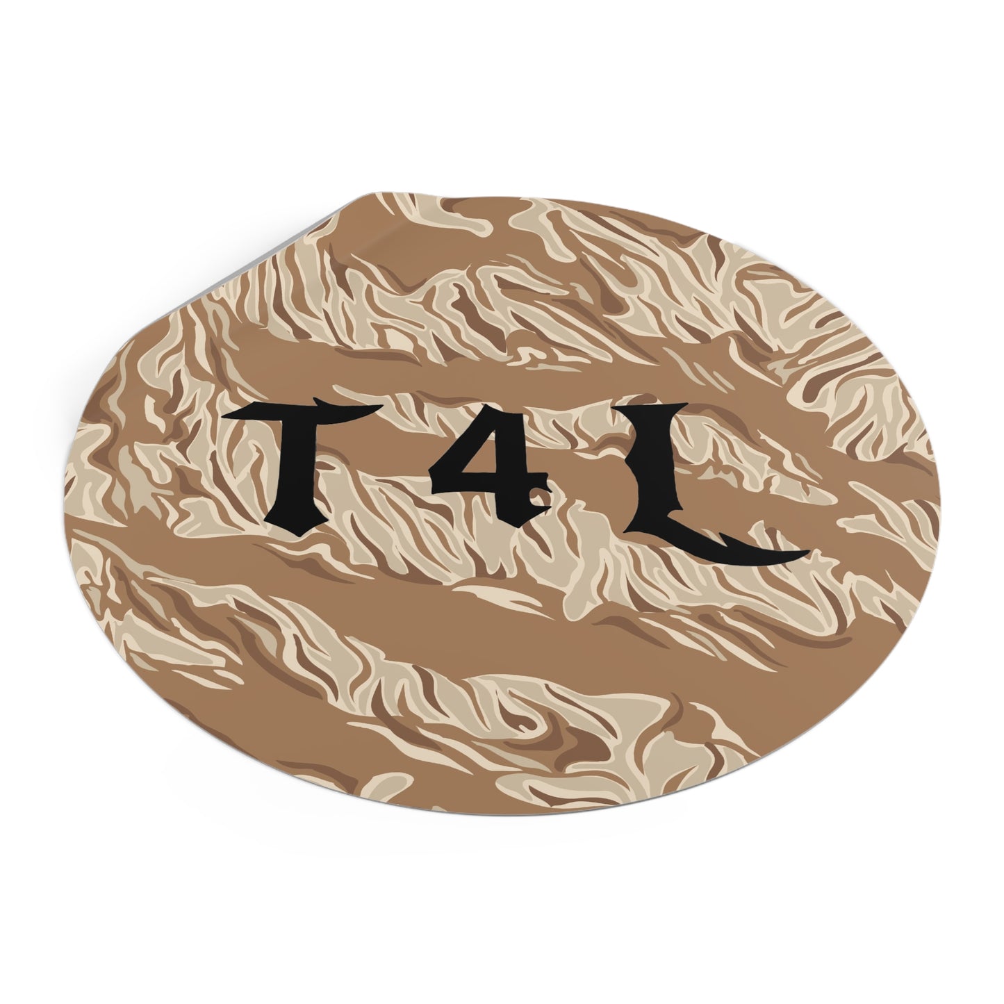 Brown Tiger Stripe Camo Sticker