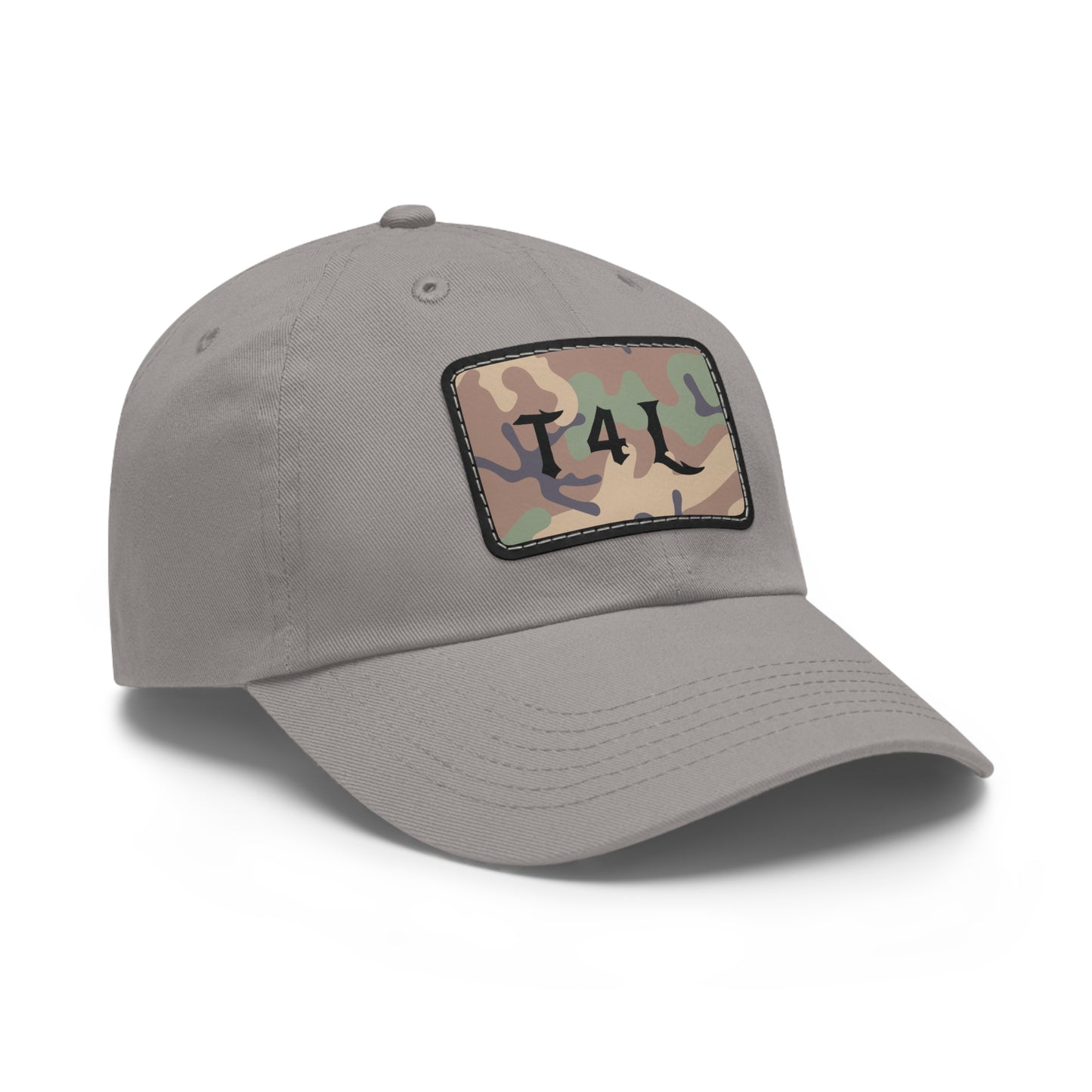 Woodland Dad Hat with Leather Patch