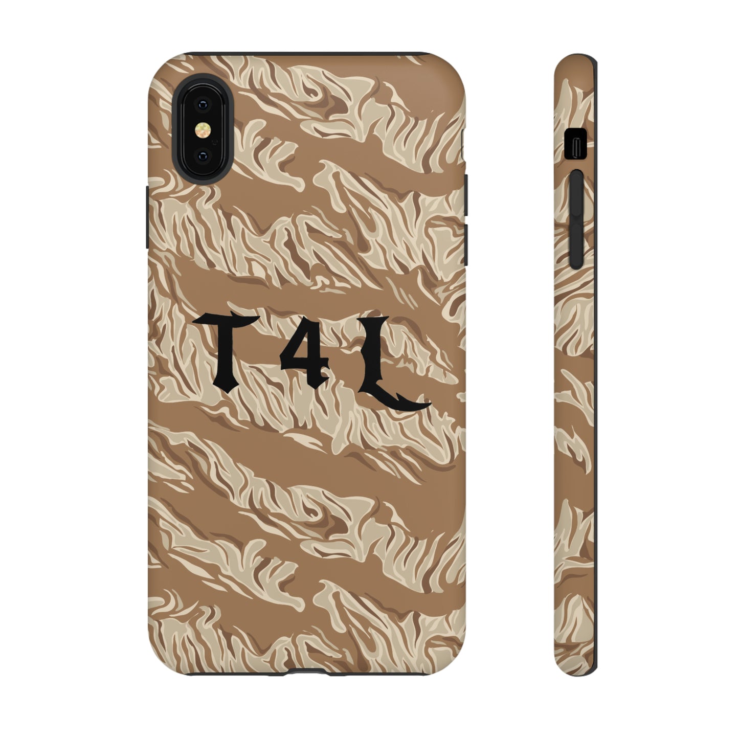 T4L Brown Tiger Stripe Phone Cases