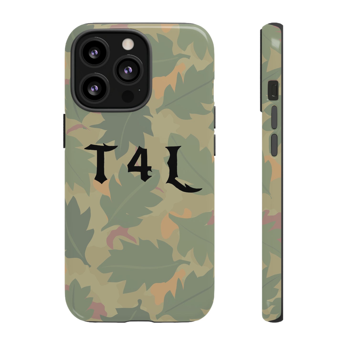 T4L leaf Camo Phone Cases