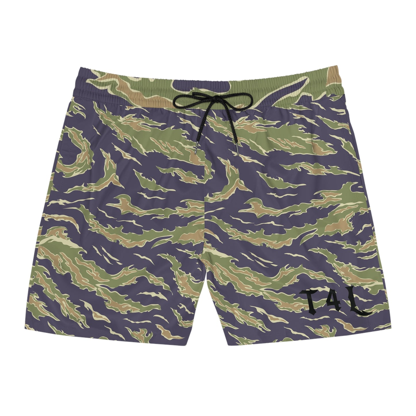 Tiger Stripe Men's Mid-Length Swim Shorts