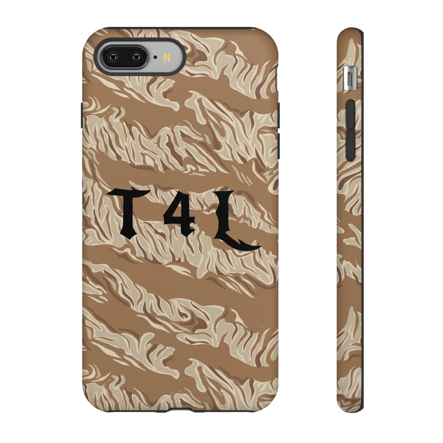 T4L Brown Tiger Stripe Phone Cases