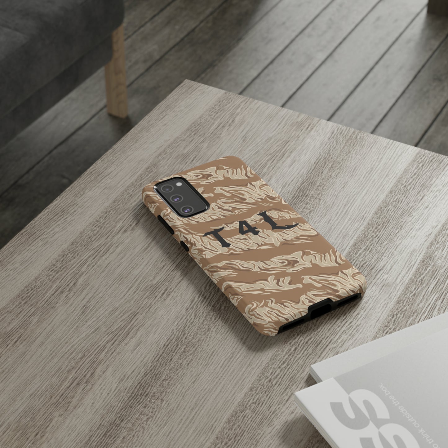 T4L Brown Tiger Stripe Phone Cases