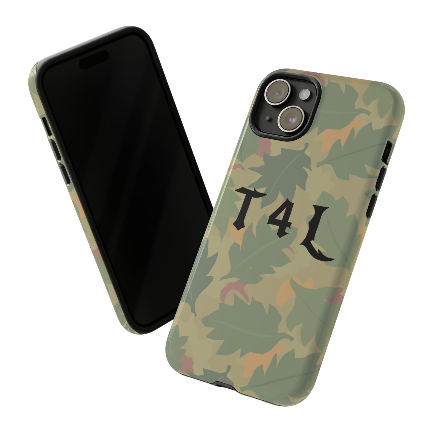 T4L leaf Camo Phone Cases