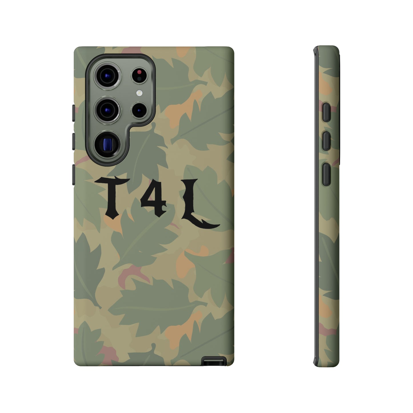 T4L leaf Camo Phone Cases