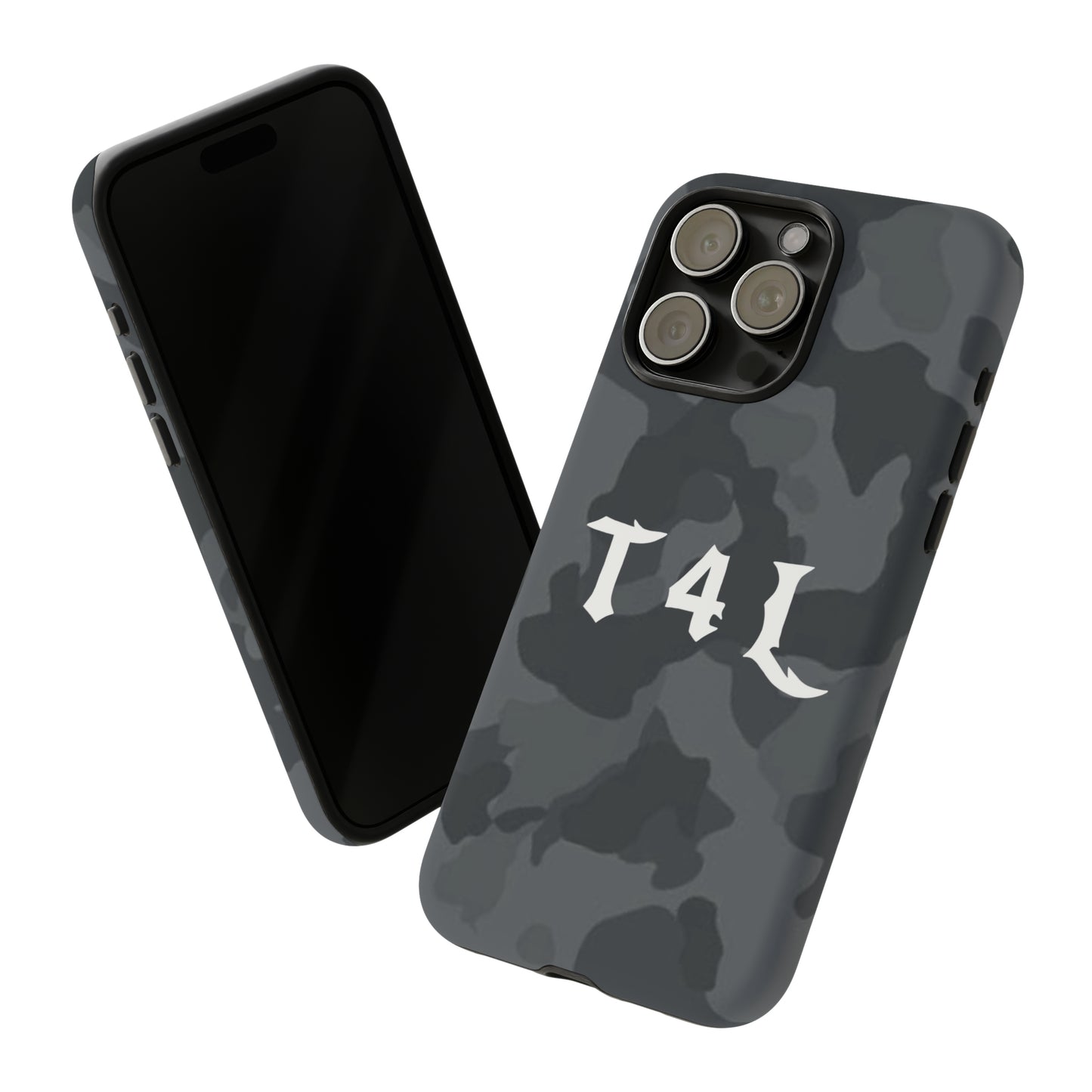 T4L Black Camo Phone Cases