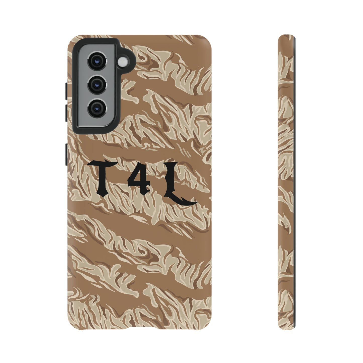 T4L Brown Tiger Stripe Phone Cases