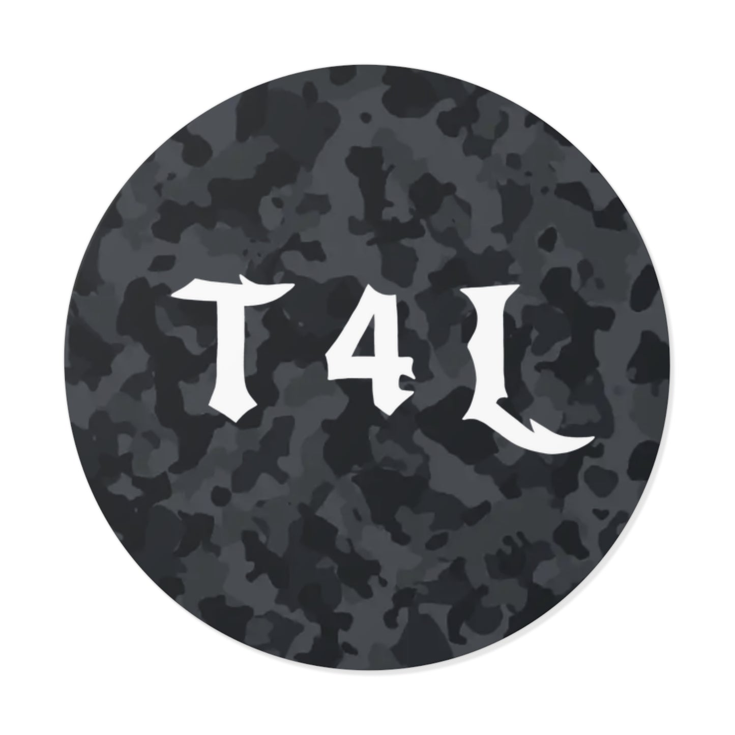 Black Camo Sticker