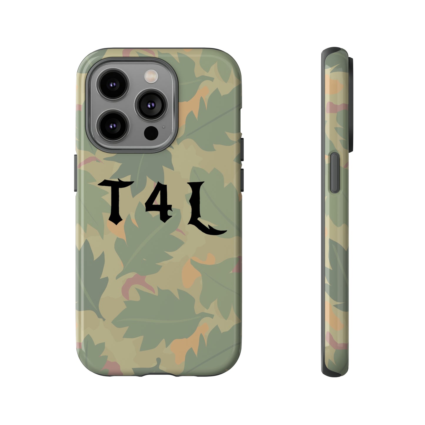 T4L leaf Camo Phone Cases