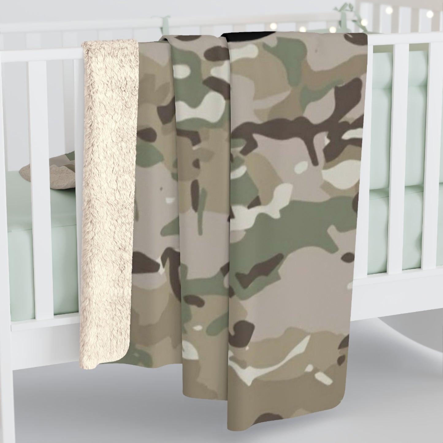 T4L Modern Camo Sherpa  Blanket