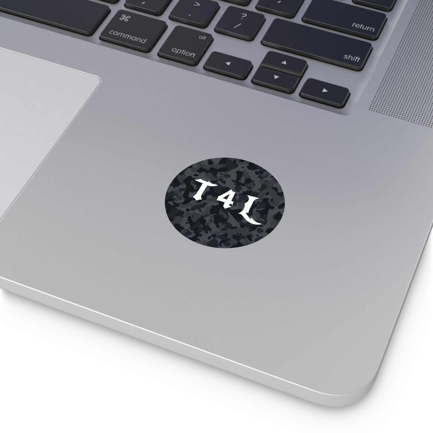 Black Camo Sticker