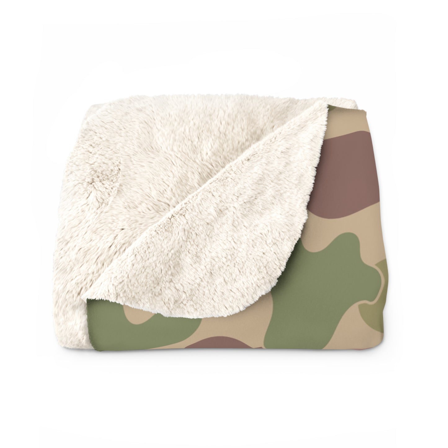 Retro Camo V2 Sherpa  Blanket