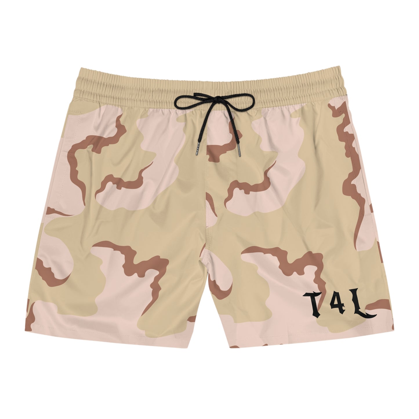 Desert Camo Men's Mid-Length Swim Shorts