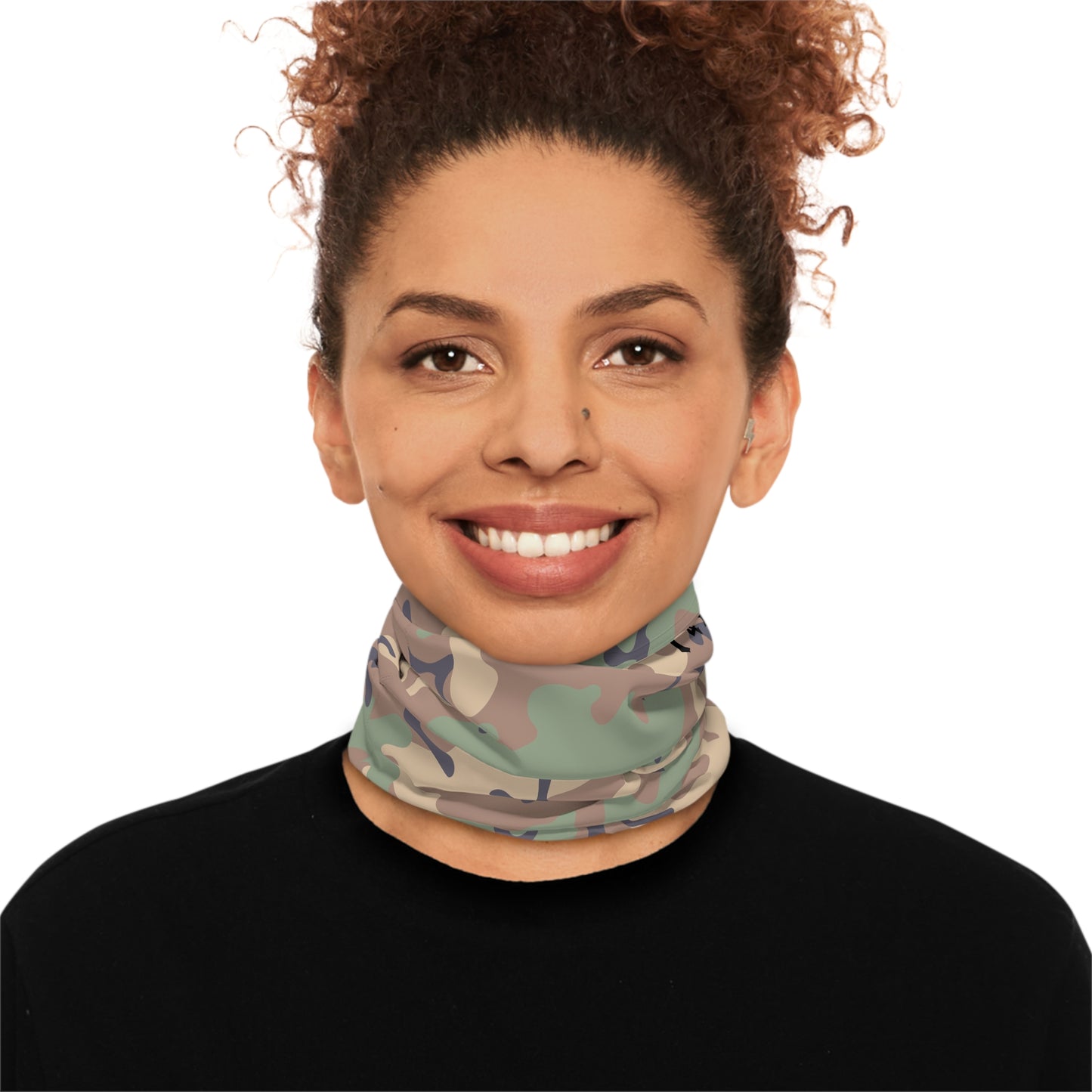 Woodland Camo Lightweight Neck Gaiter