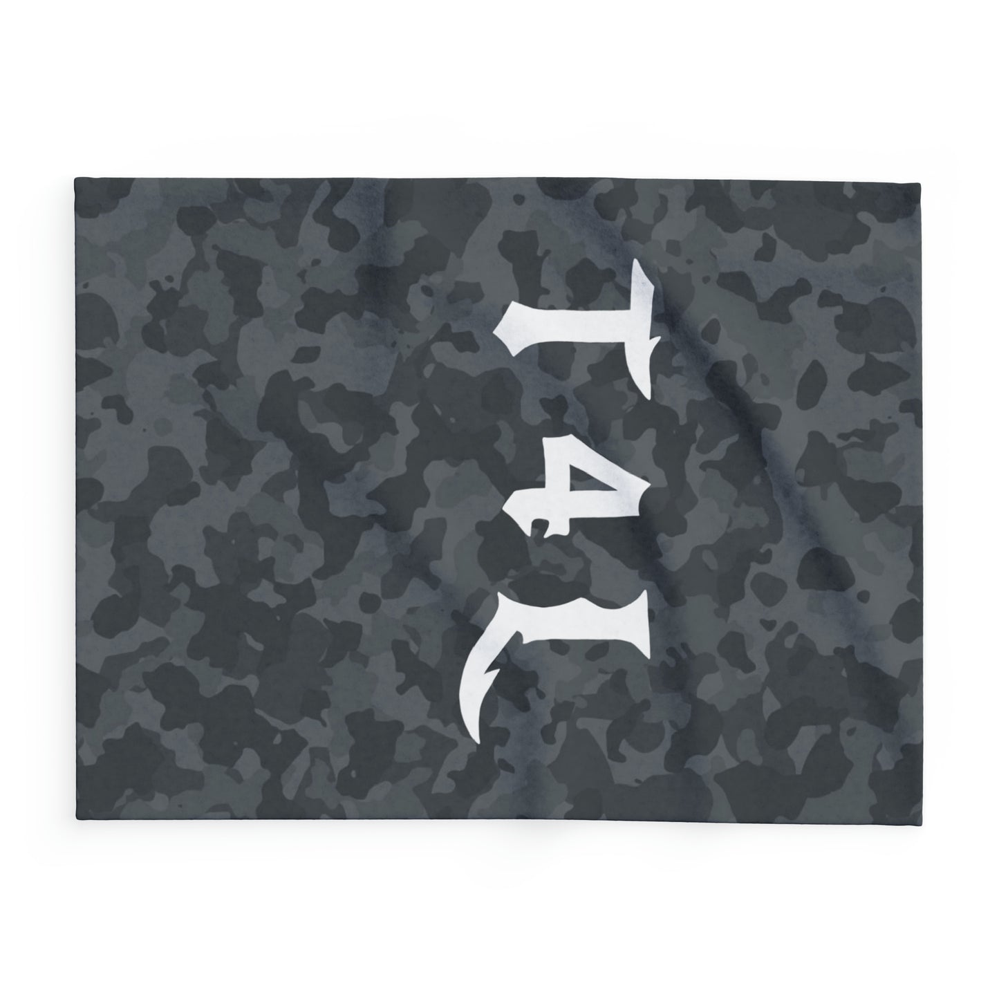 T4L Black Camo Fleece Blanket