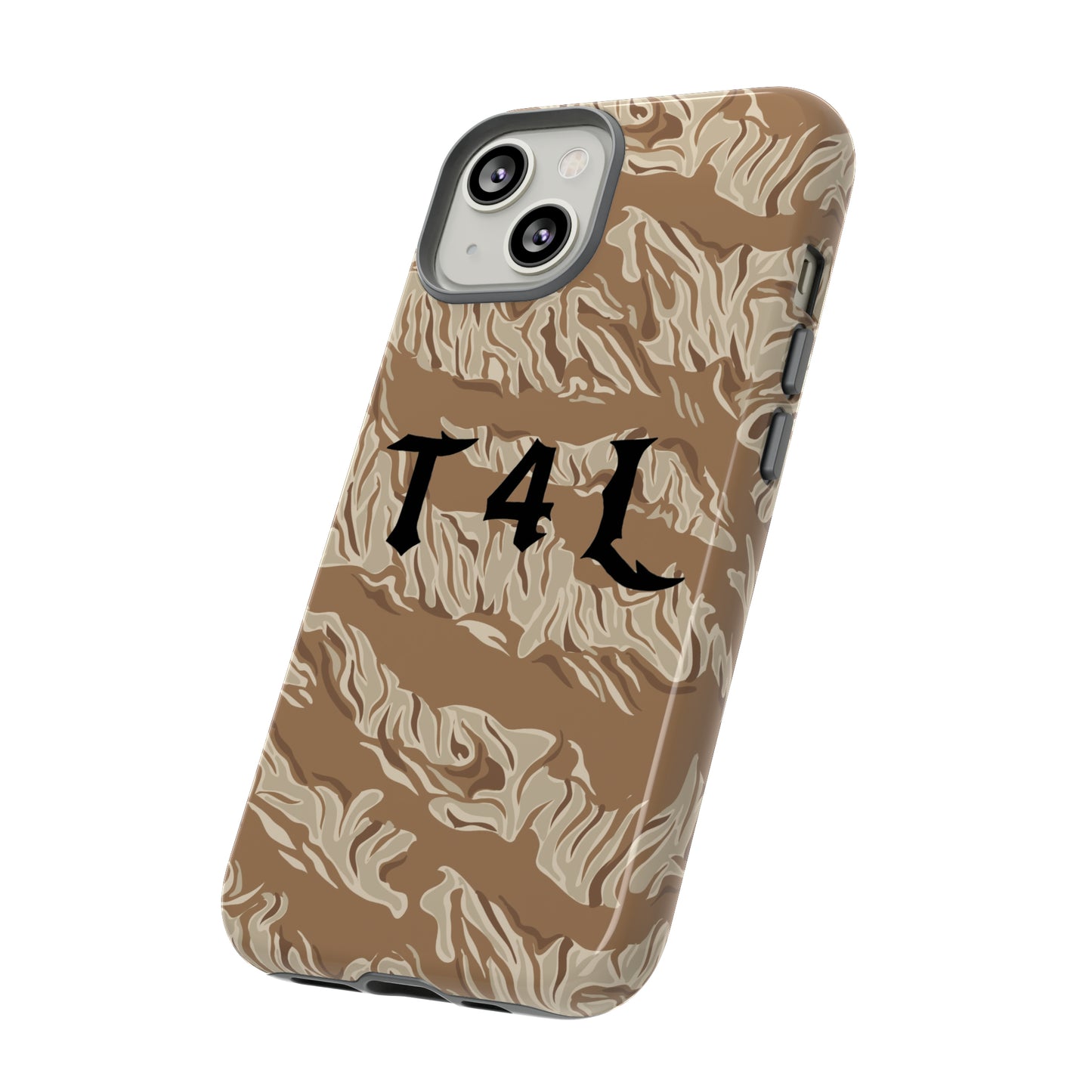 T4L Brown Tiger Stripe Phone Cases