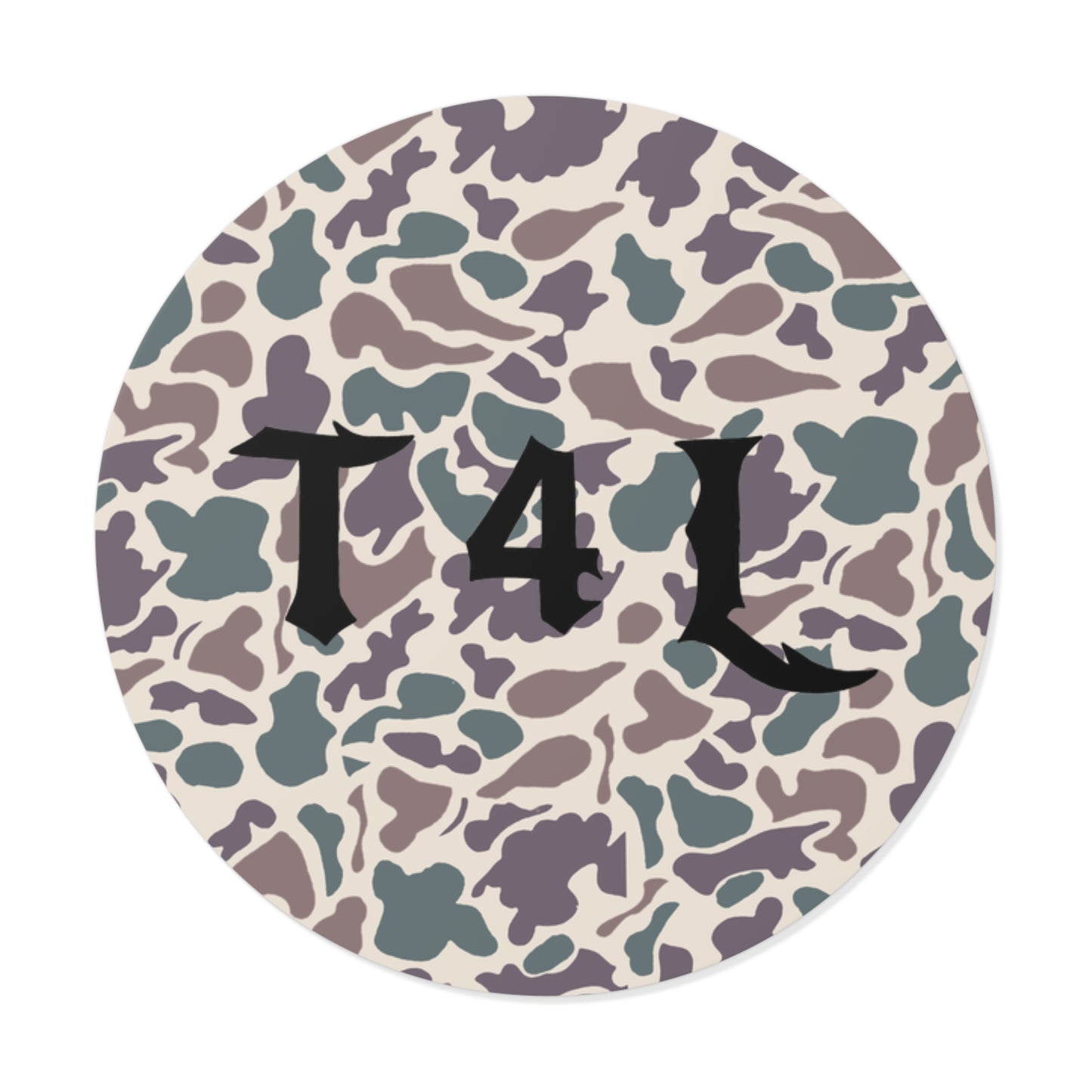 Retro Camo Sticker