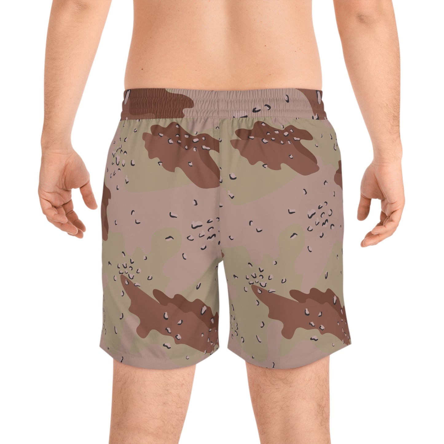 Choco Chip Men's Mid-Length Swim Shorts