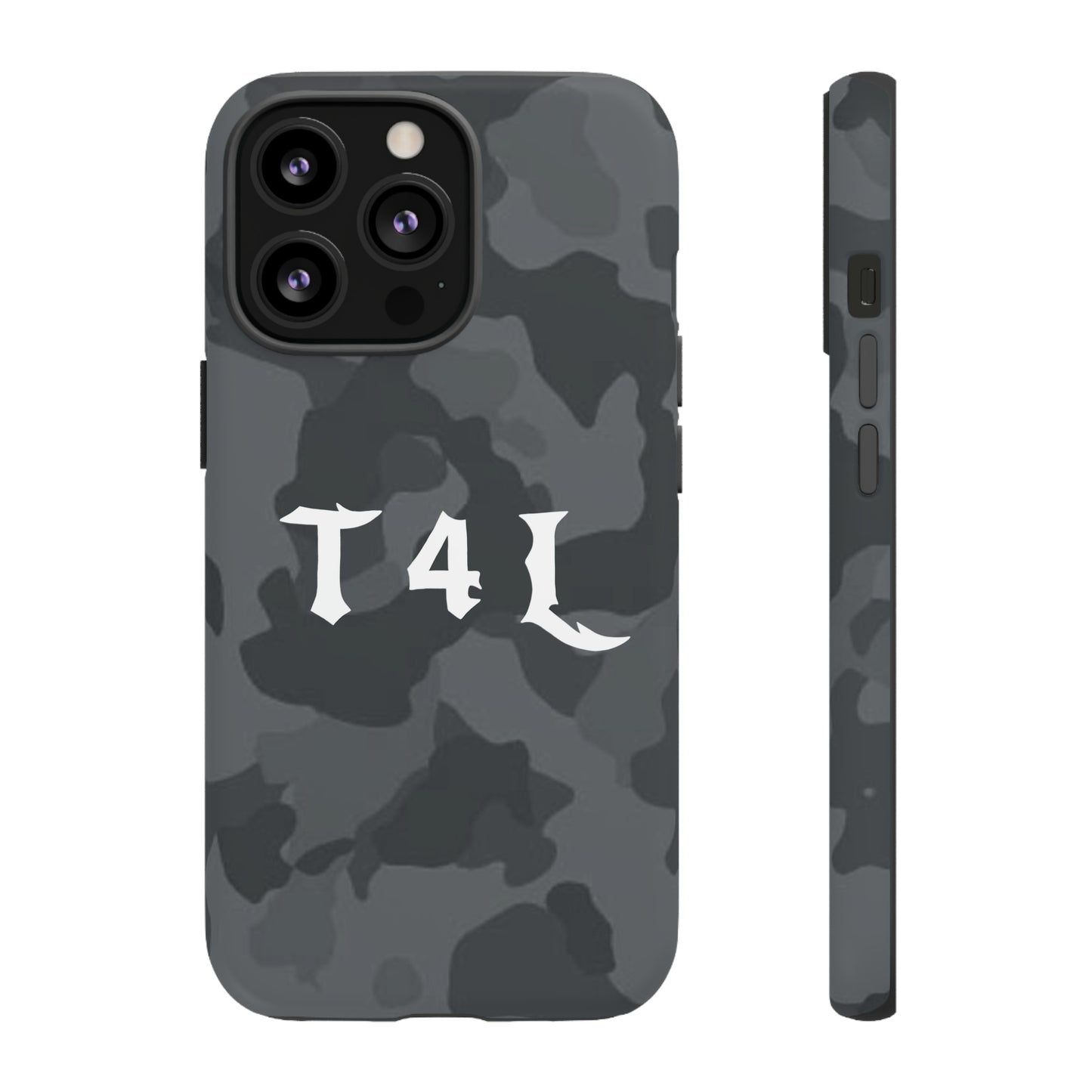 T4L Black Camo Phone Cases