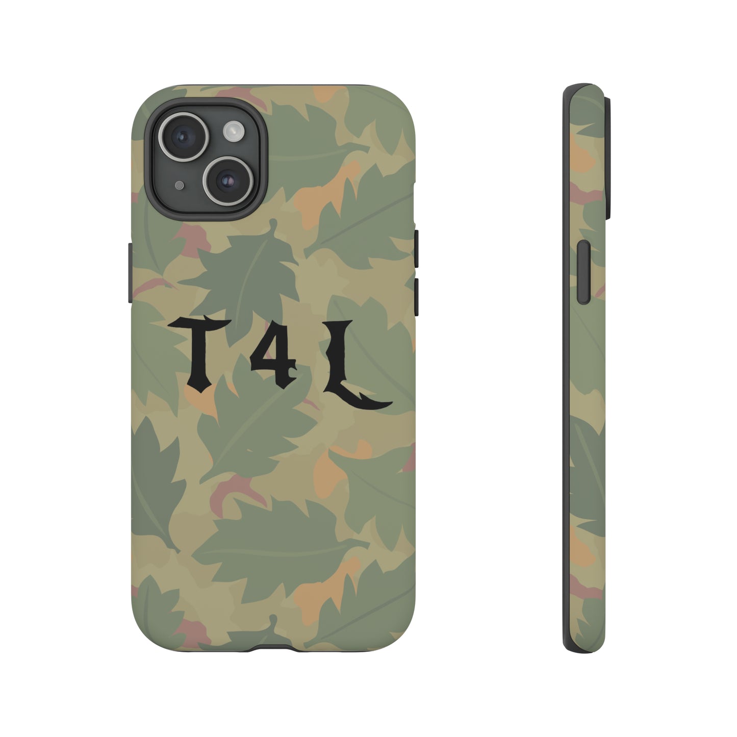 T4L leaf Camo Phone Cases