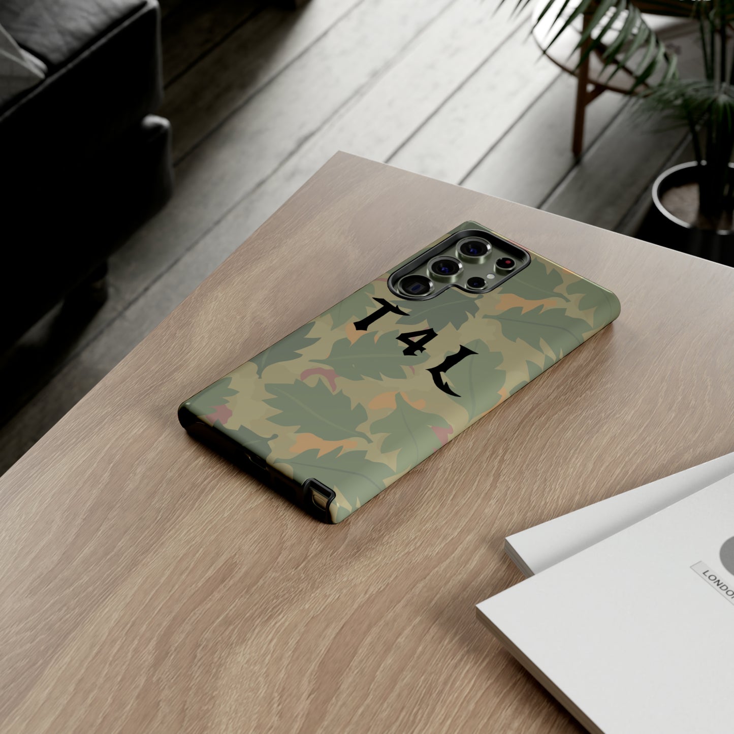 T4L leaf Camo Phone Cases