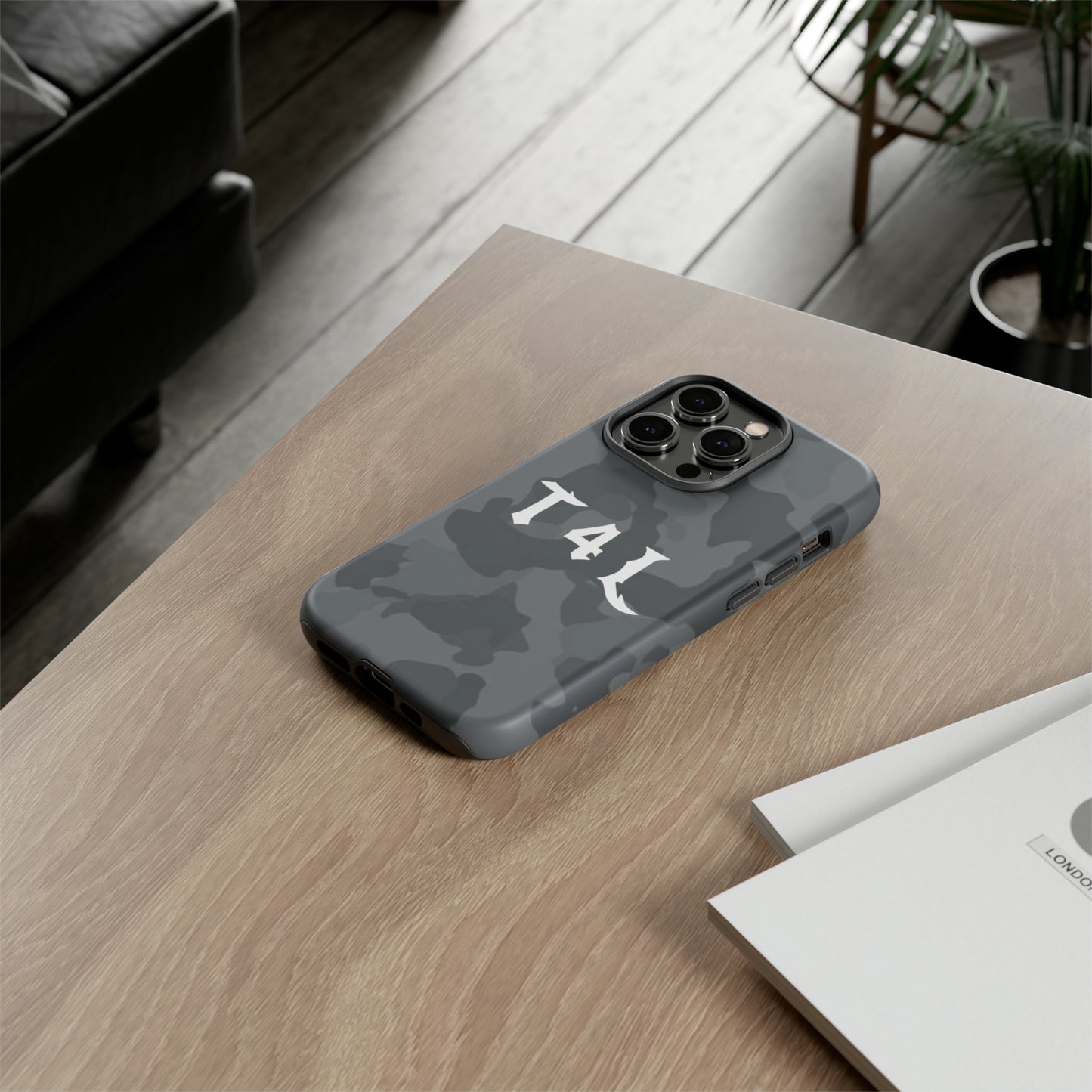 T4L Black Camo Phone Cases