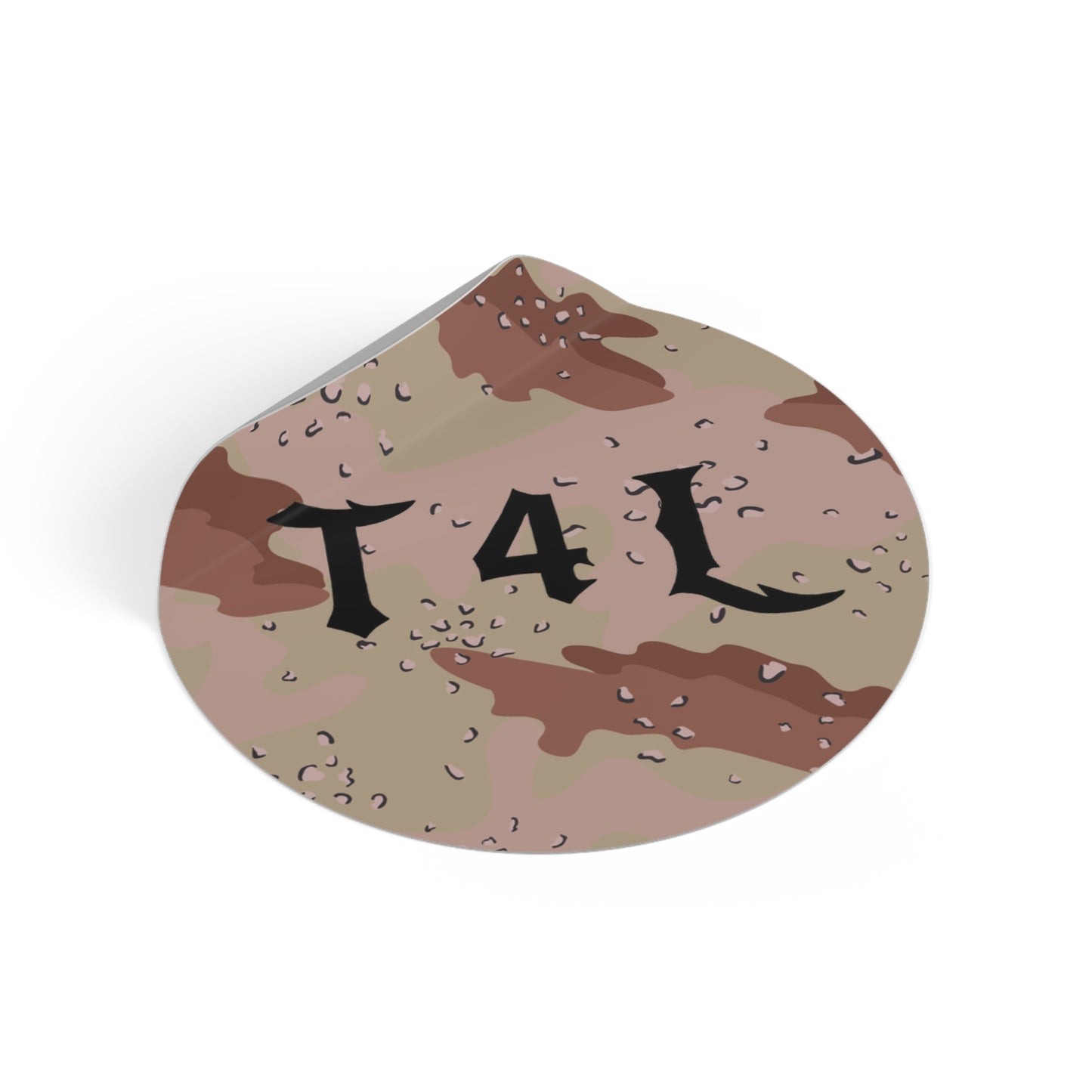 Choco Chip Camo Sticker