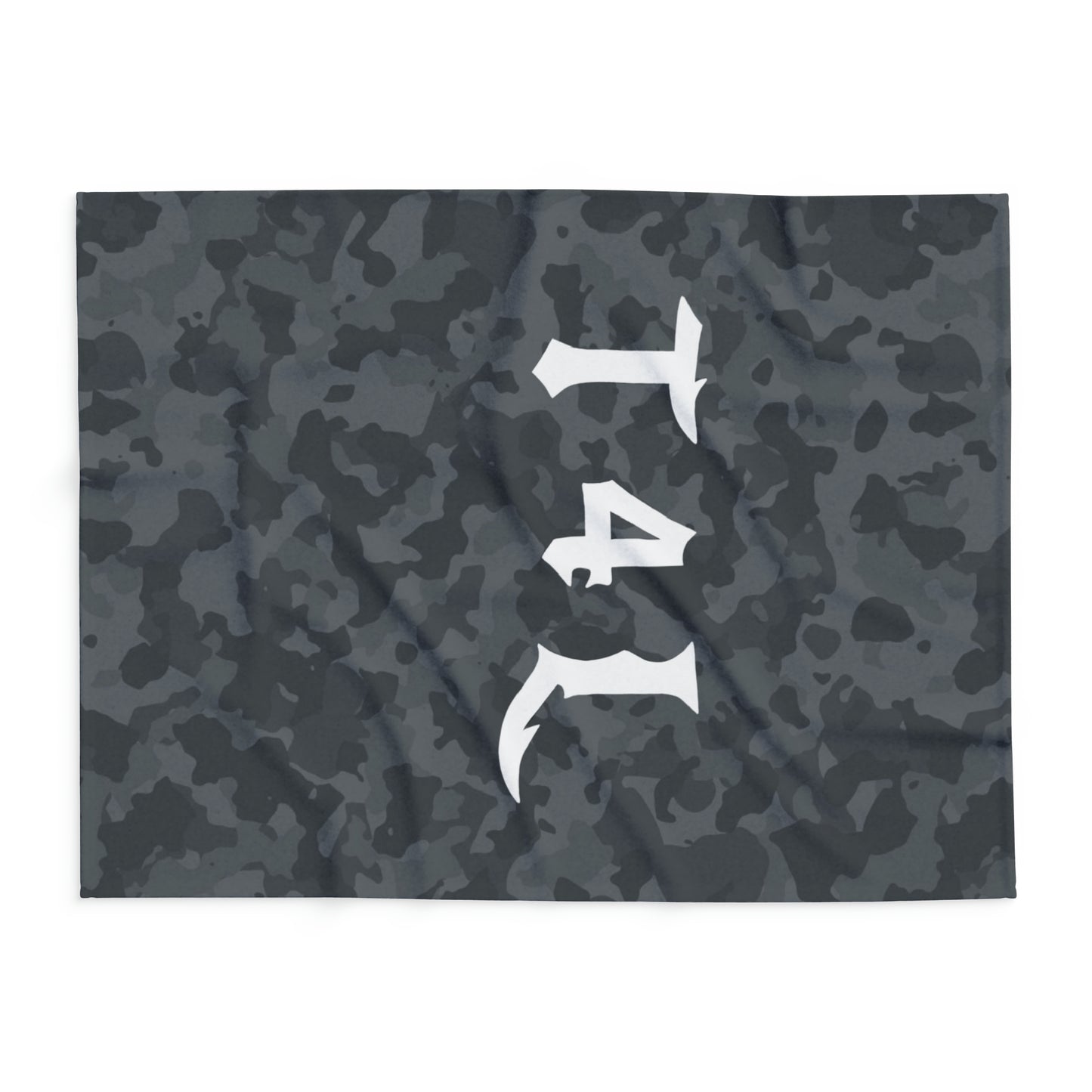 T4L Black Camo Fleece Blanket