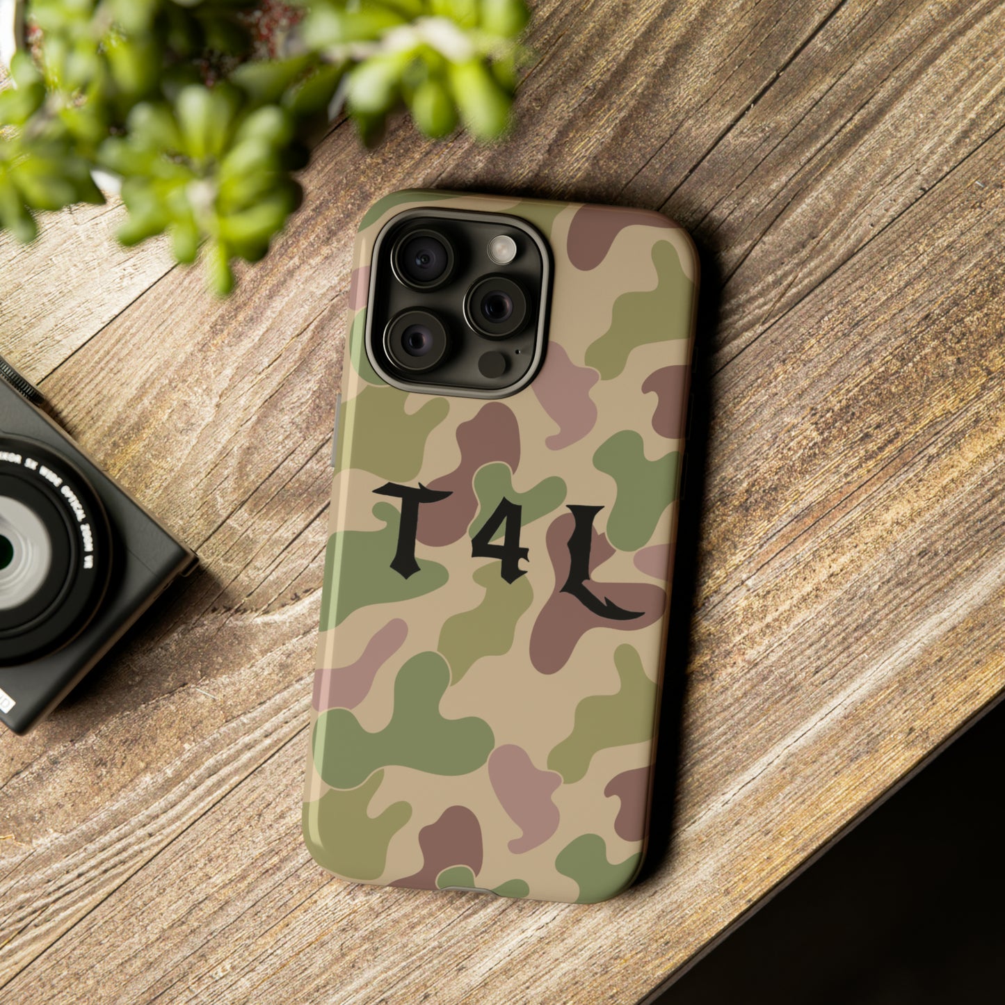 T4L Retro Camo V2 Phone Cases