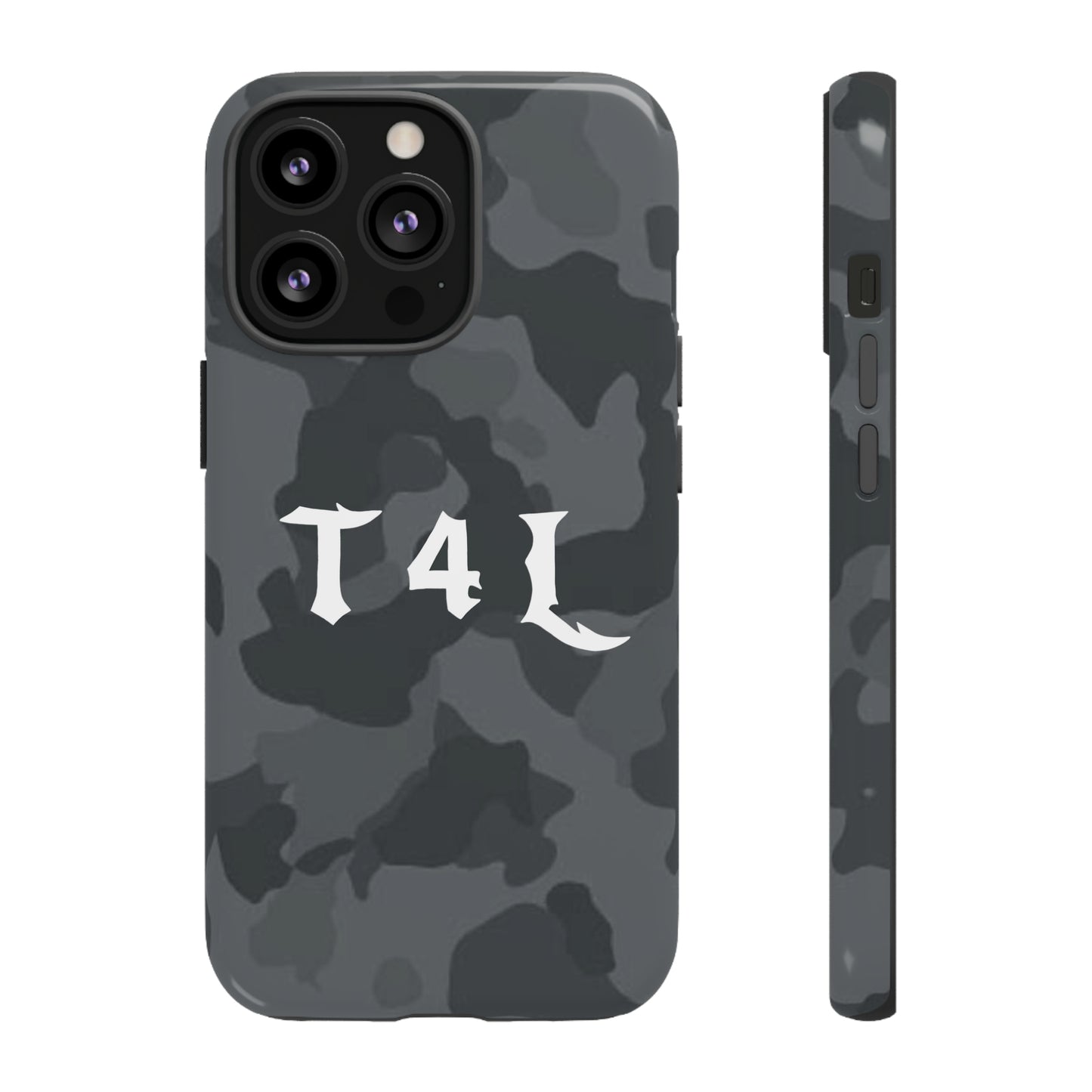 T4L Black Camo Phone Cases