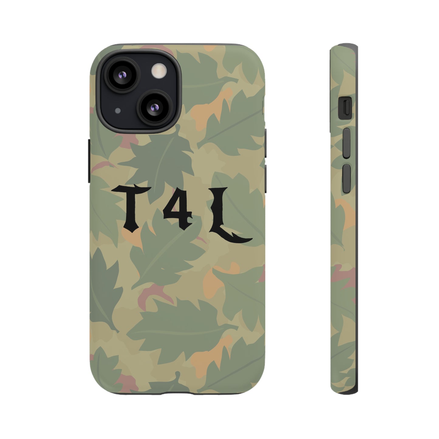 T4L leaf Camo Phone Cases