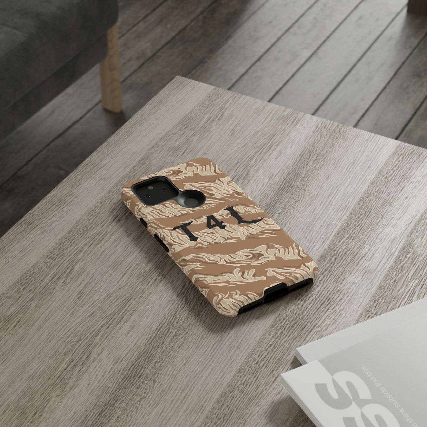 T4L Brown Tiger Stripe Phone Cases