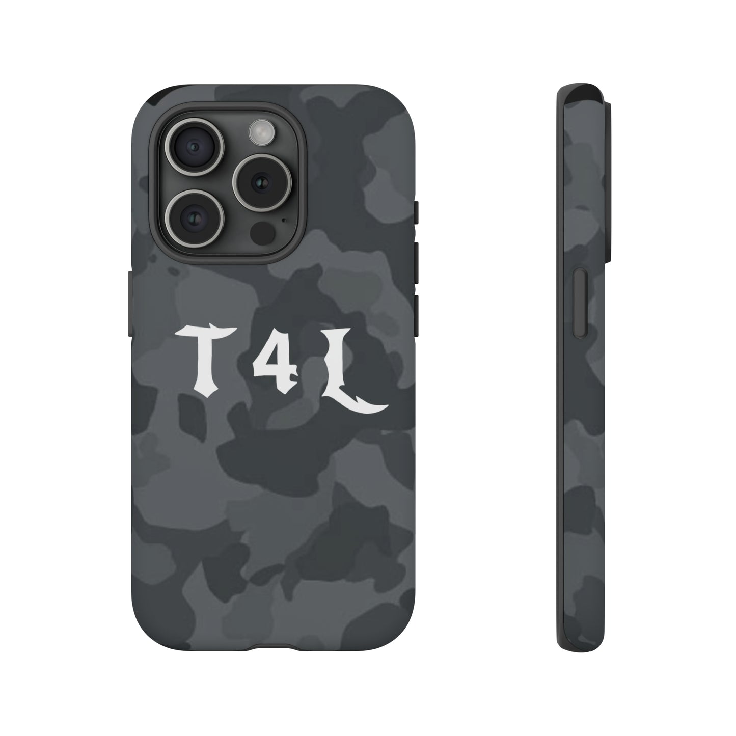 T4L Black Camo Phone Cases