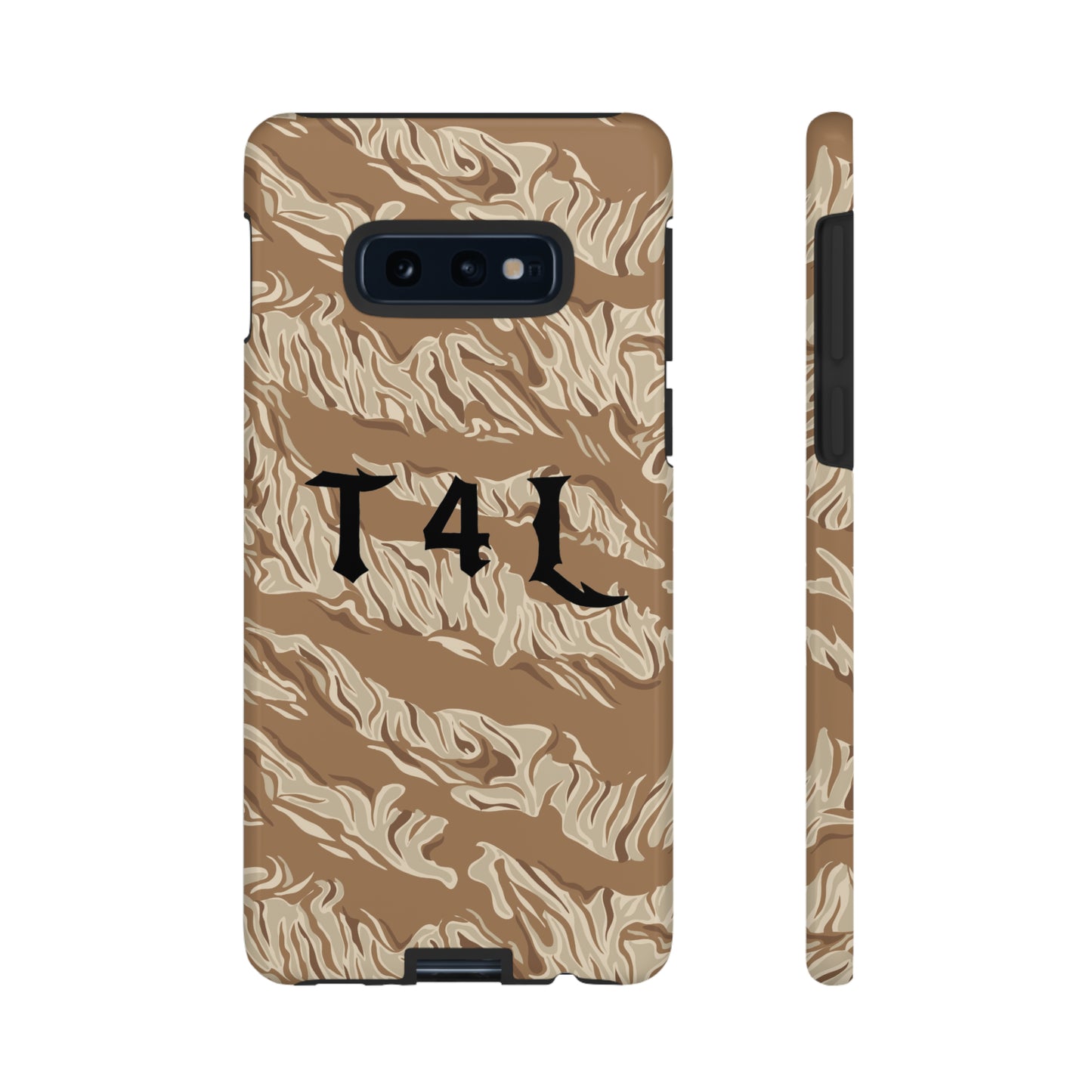 T4L Brown Tiger Stripe Phone Cases