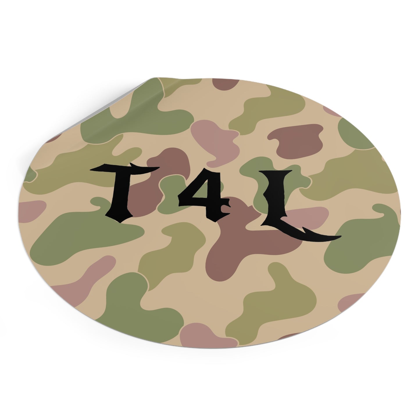 Retro Camo V2 Sticker