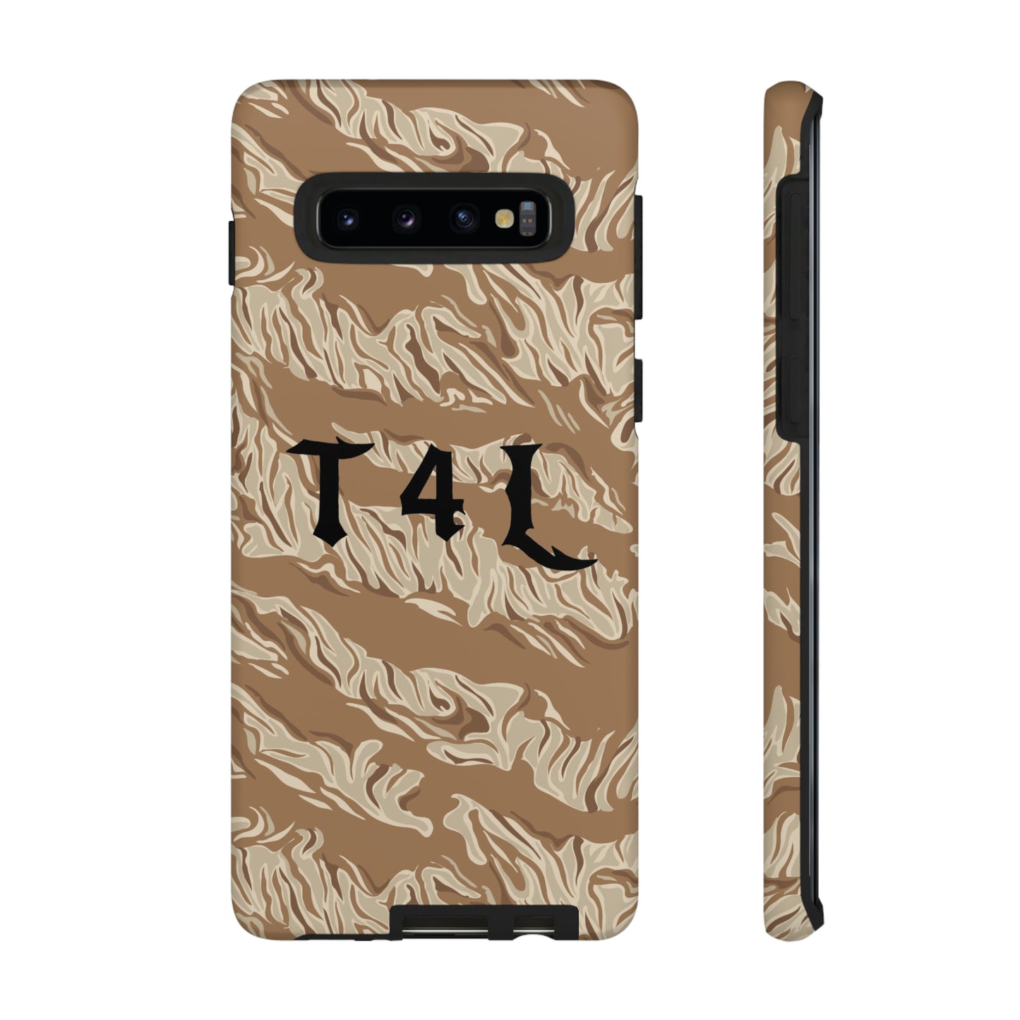 T4L Brown Tiger Stripe Phone Cases