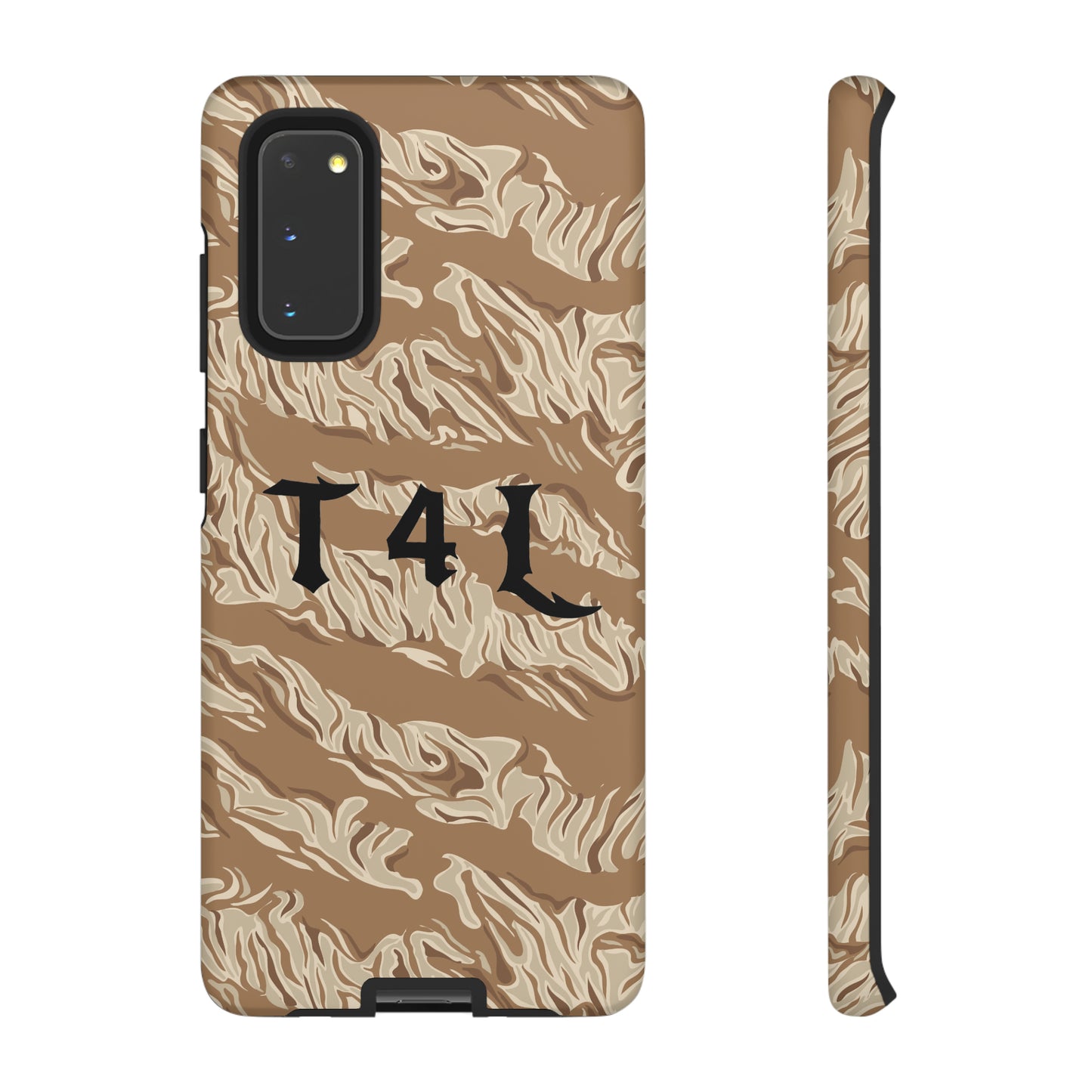 T4L Brown Tiger Stripe Phone Cases