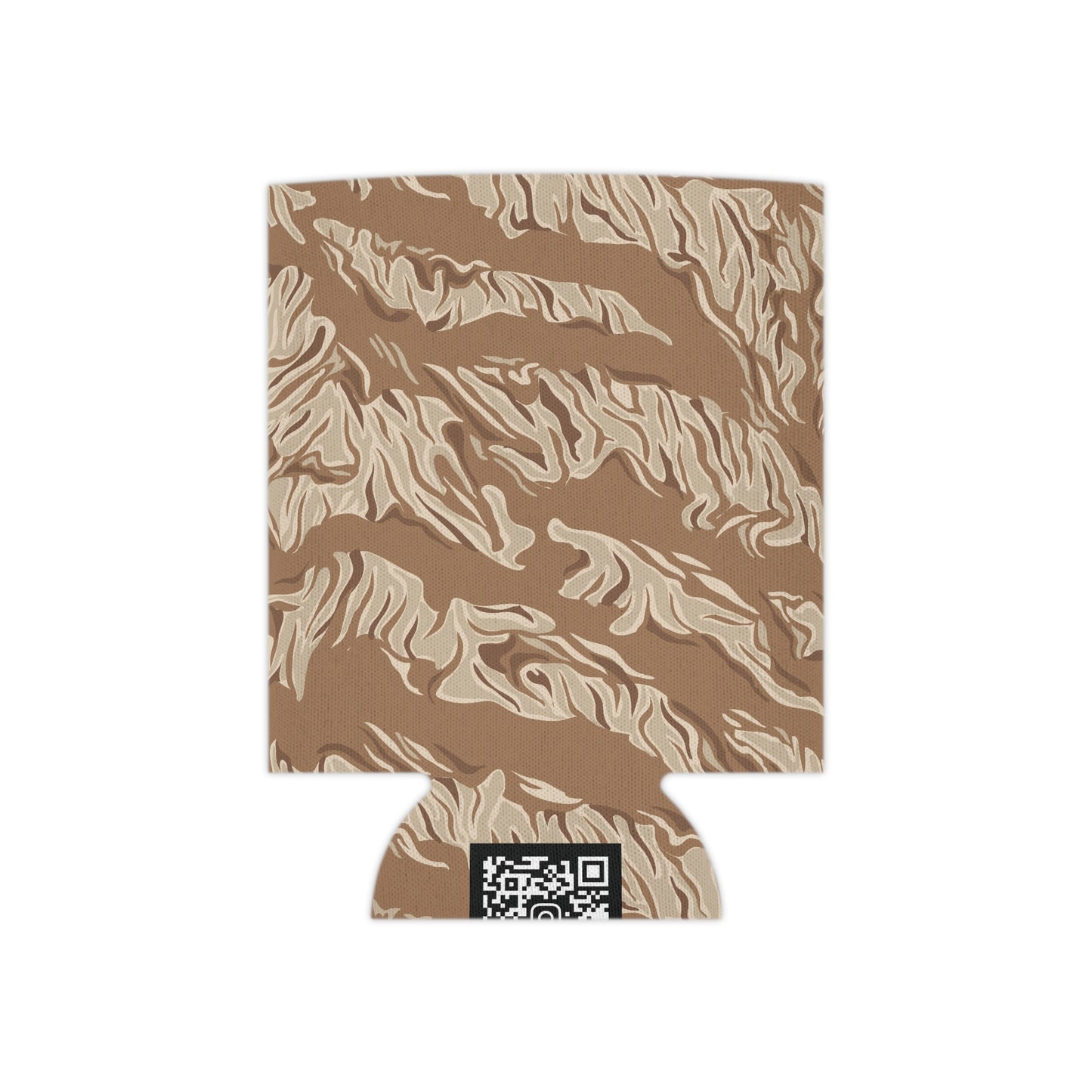 Brown Tiger Stripe Can Koozie