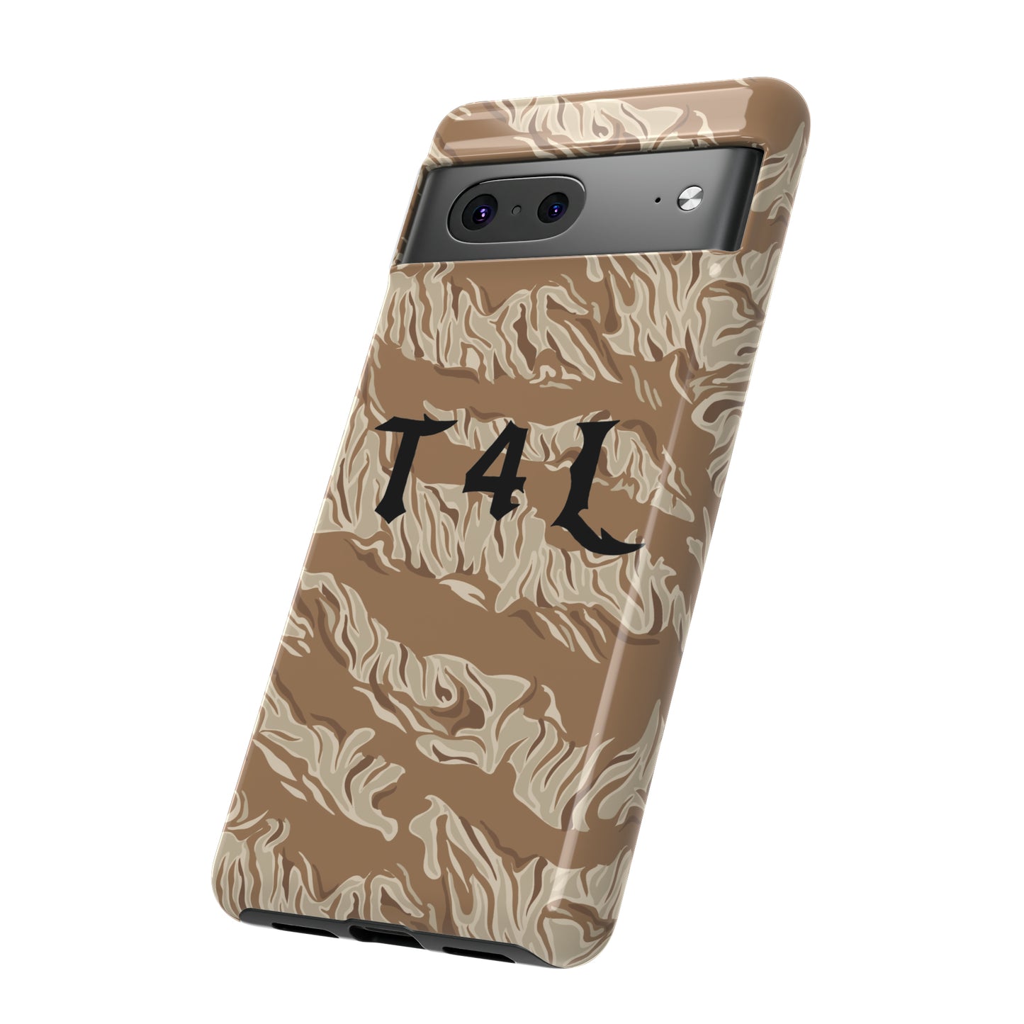 T4L Brown Tiger Stripe Phone Cases