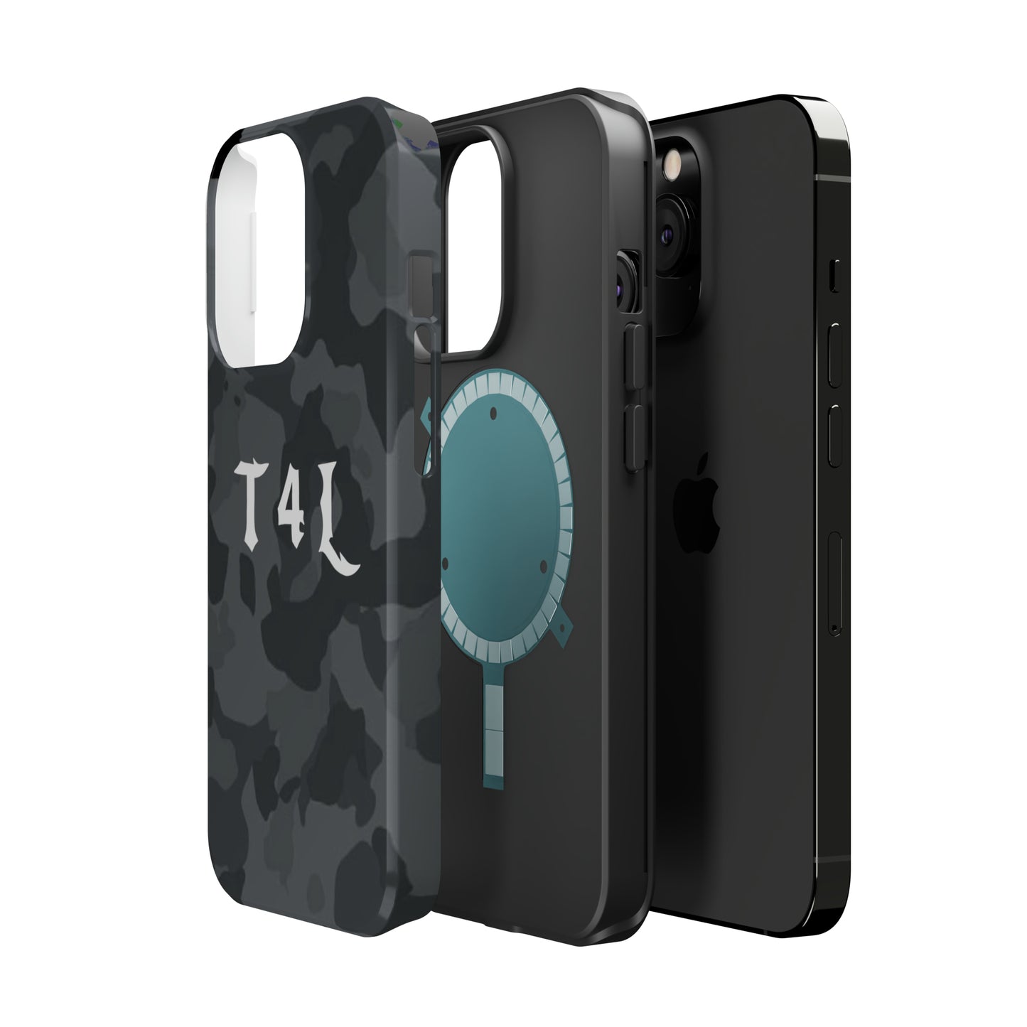 T4L Black Camo MagSafe Tough Cases