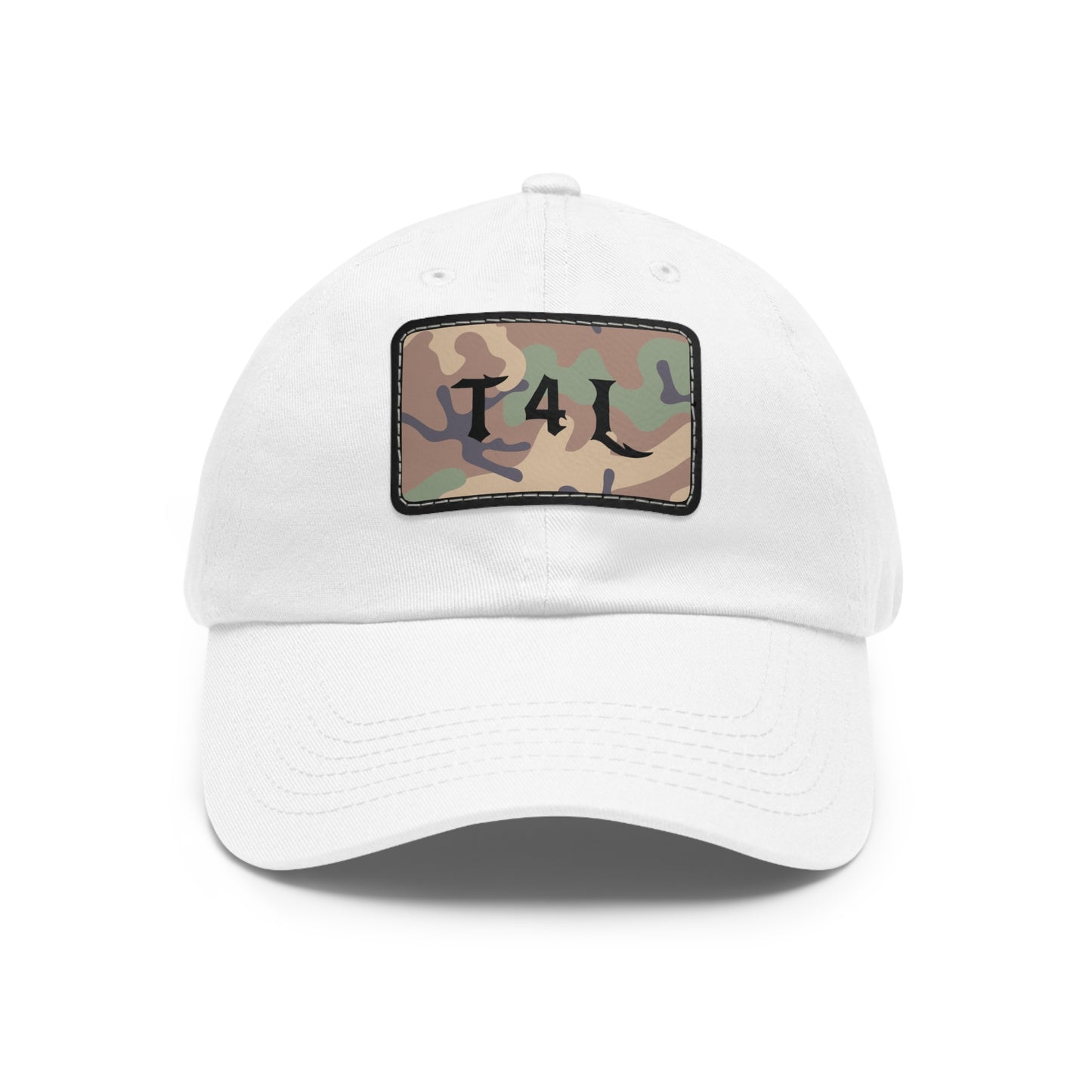 Woodland Dad Hat with Leather Patch