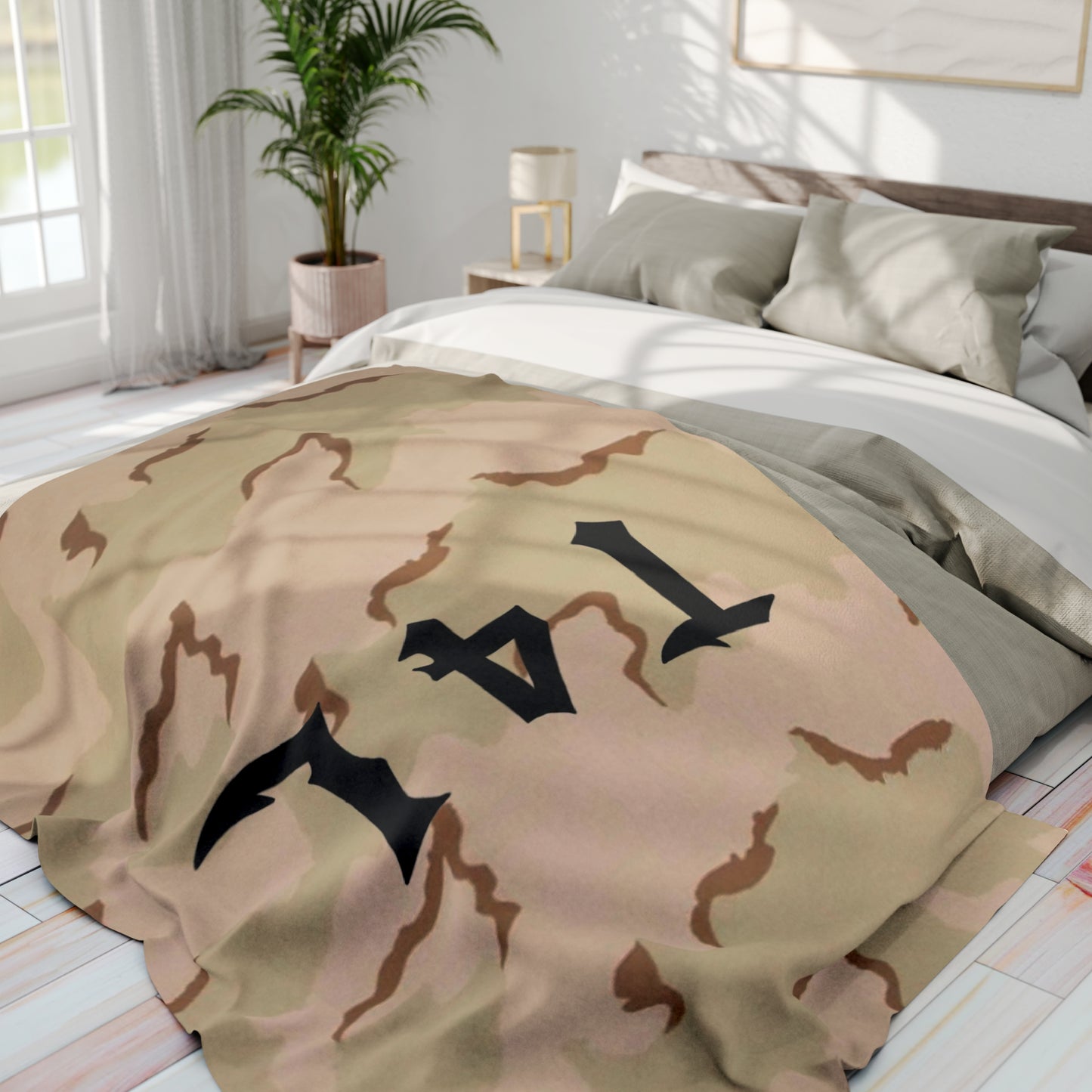 T4L Desert Camo Fleece Blanket